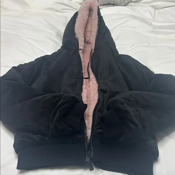 Blank Noir Peach Whip Reversable Hoodie - Picture 8 of 10